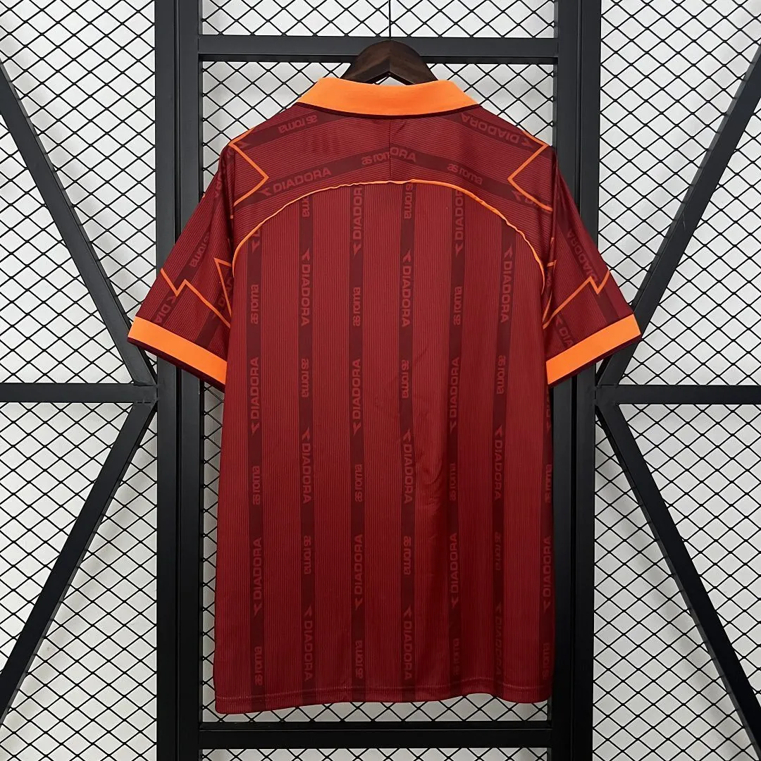99-00 Roma Home Retro Kit Vintage Shirt AAAAJersey Dropship Yupoo 1