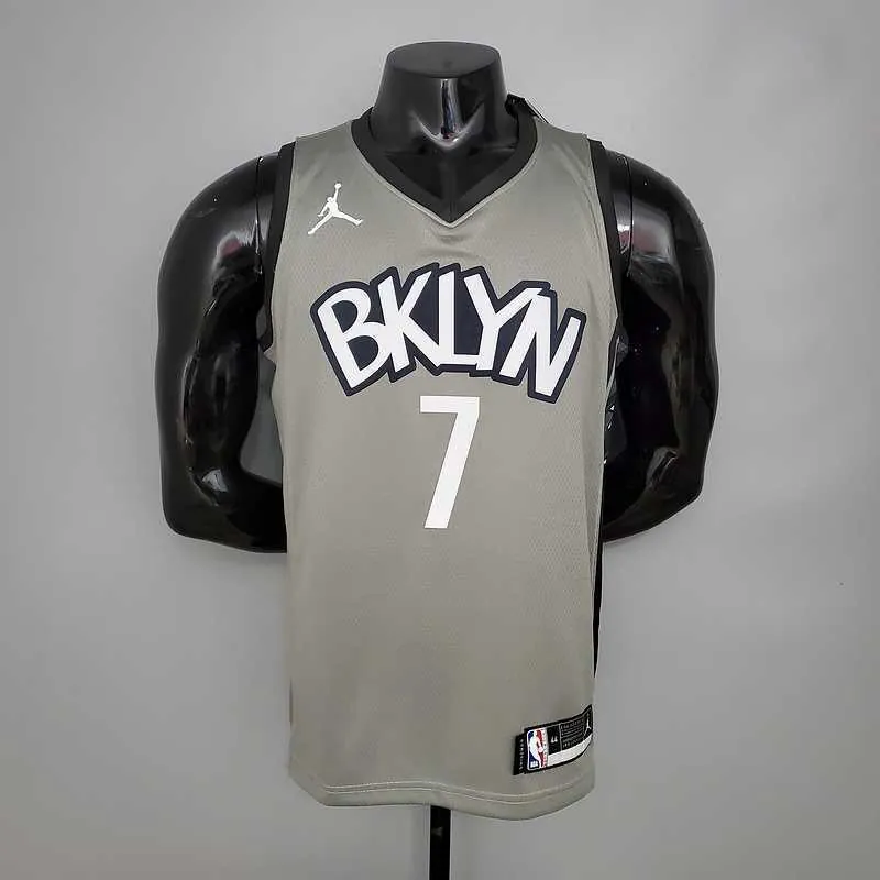 Durant #7 Brooklyn Nets City Edition Gray 9