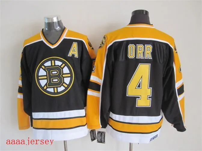Boston Bruins retro ice hockey jersey M-3XL 波士顿棕熊队复古冰球服 3