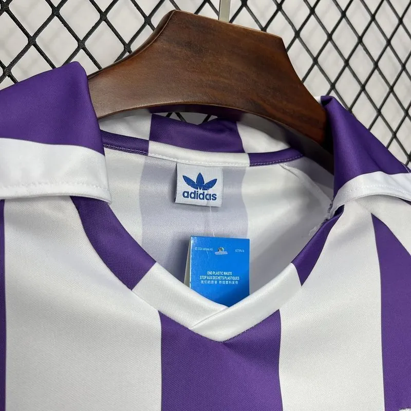 1984 Real Valladolid Home Retro Kit Vintage Shirt Soccer AAAAJersey Yupoo 3