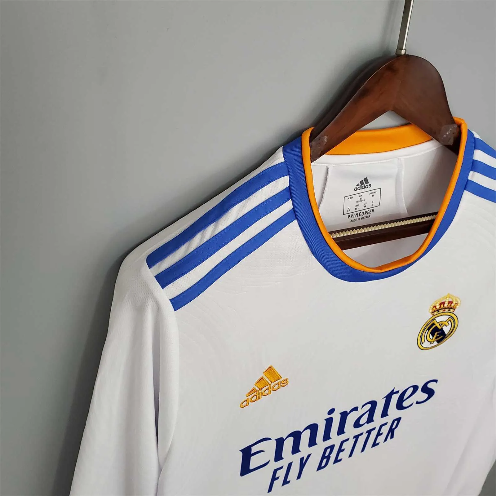 21-22 Real Madrid home long sleeve 19