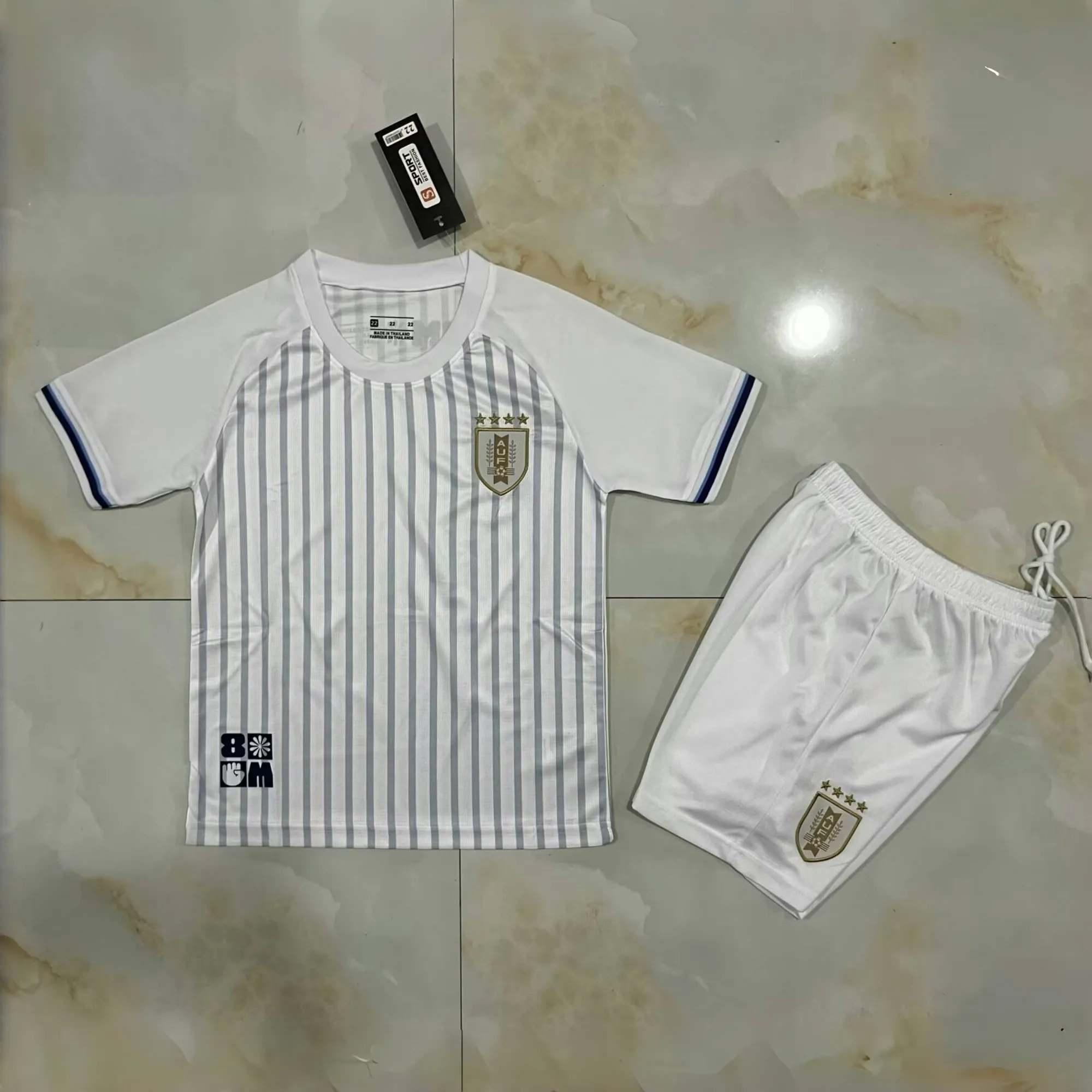 2024 Uruguay Away Kid Kits Youth Apparels AAAAJersey Wholesale Yupoo 2