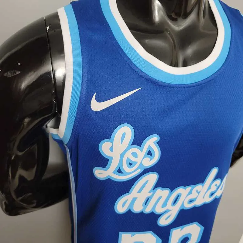 Retro night James #23 Lakers blue 1