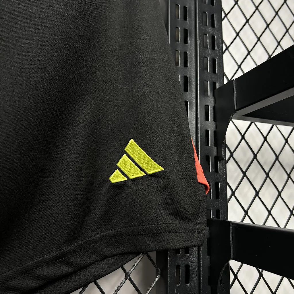 2024 Spain Black Goalkeeper Shorts Sport AAAAJersey Yupoo 2