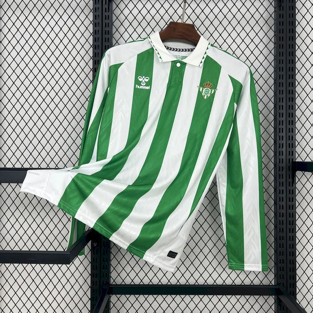 24-25 Real Betis Home Kit Long Sleeve Shirt AAAAJersey Supplier Yupoo 6