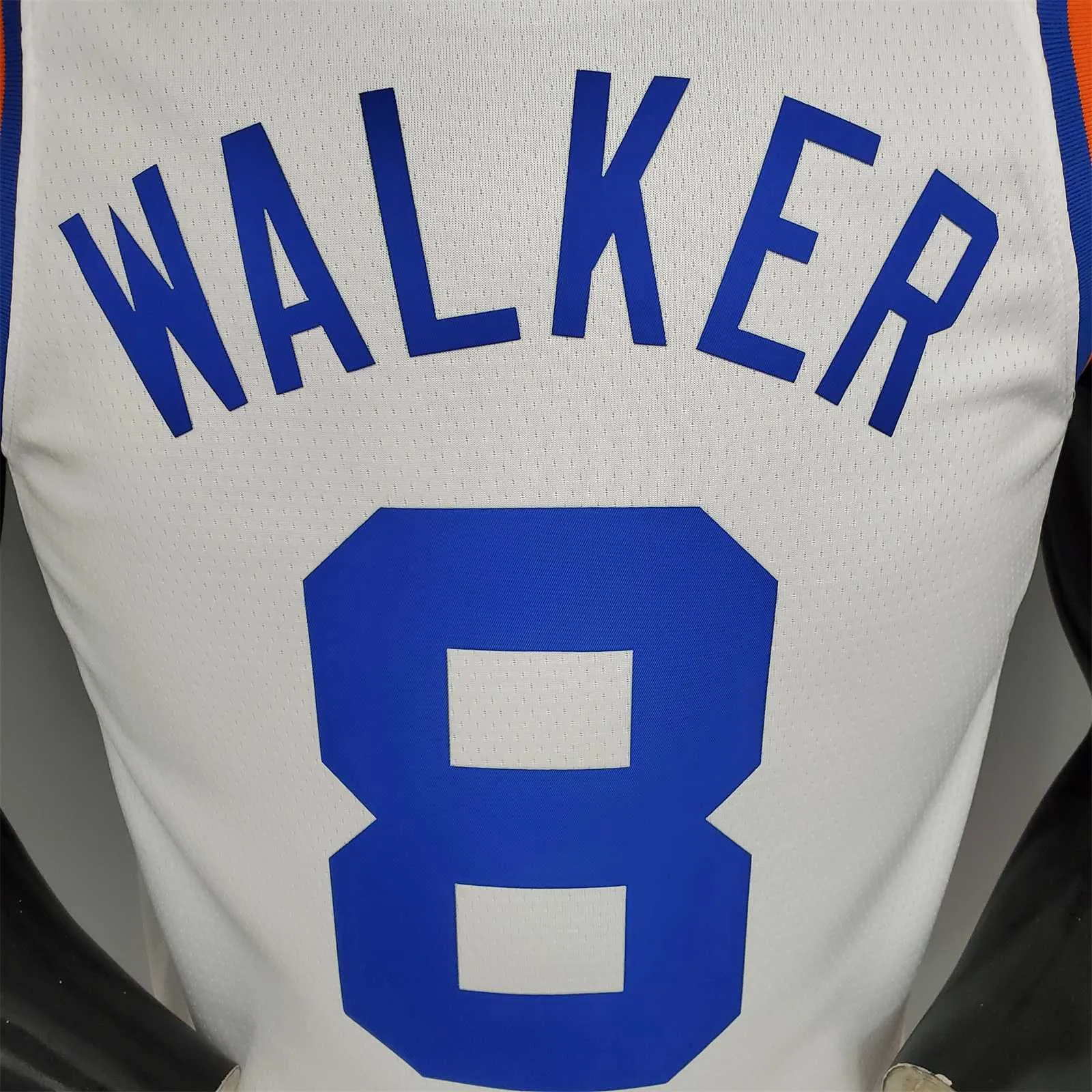 WALKER#8 75th Anniversary Knicks White 5