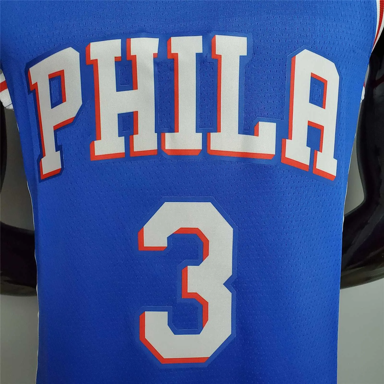 Iverson #3 Detroit Pistons blue 5