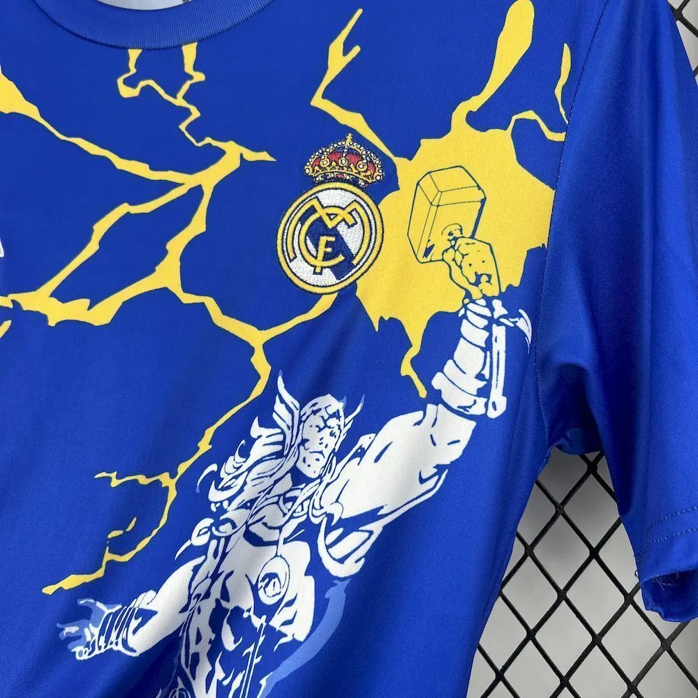 25-26 Real Madrid Pre-Match Football T-Shirt AAAAJersey Wholesale Yupoo 3
