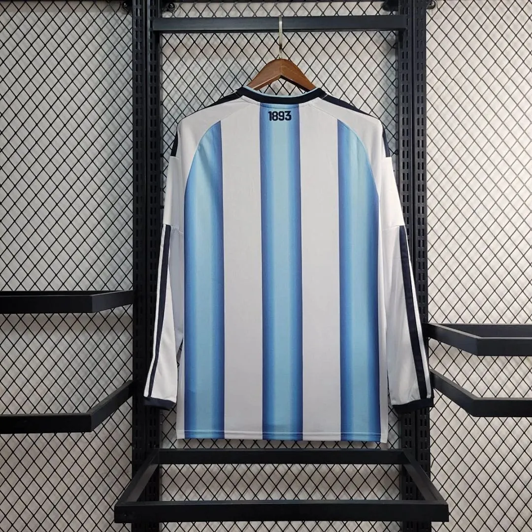 World Cup 2026 Argentina Home Long Sleeves Kit Soccer T-Shirt AAAAJersey Yupoo 3