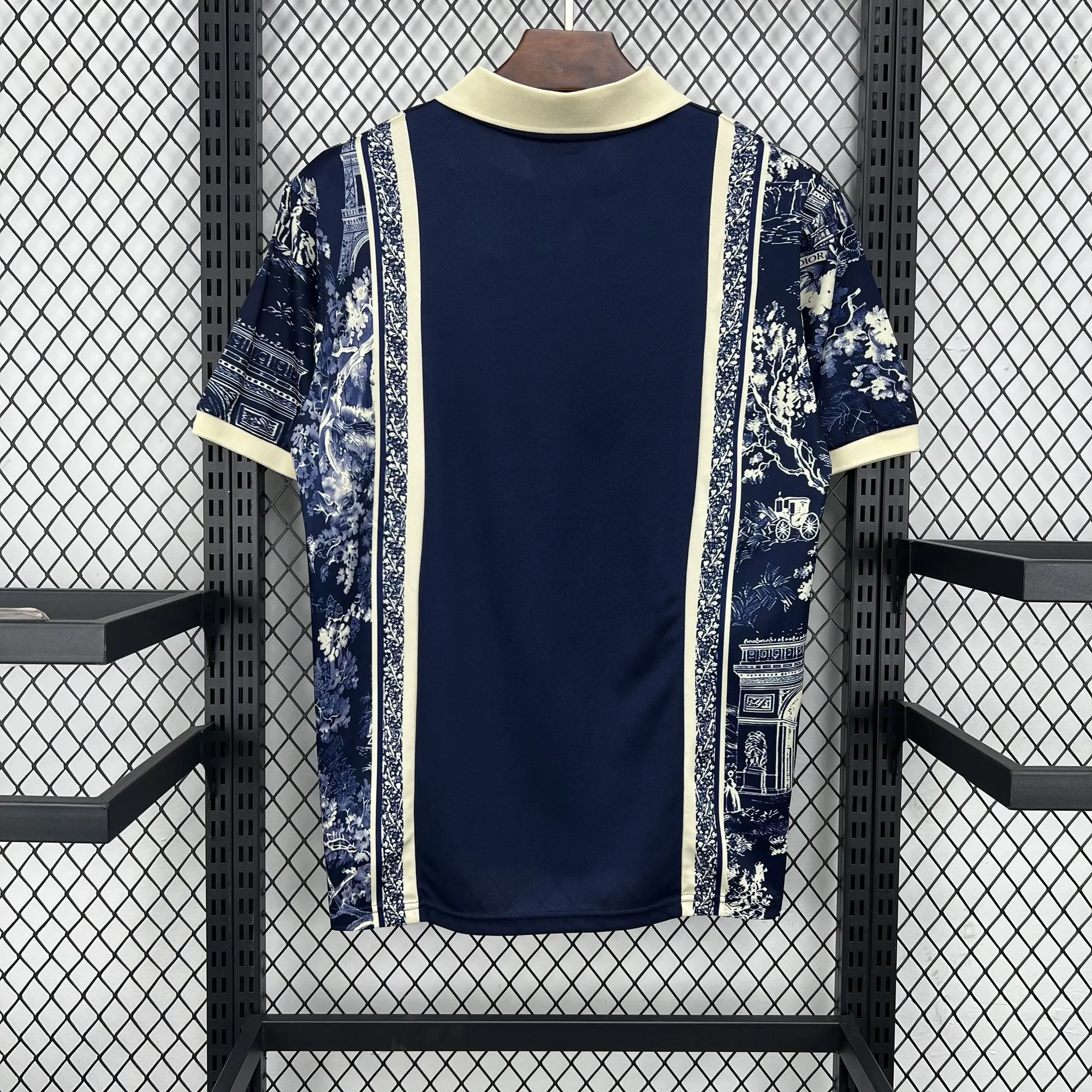 26-27 PSG X Dior Mens Special Edition Football T-Shirt AAAAJersey Supply Yupoo 6 3
