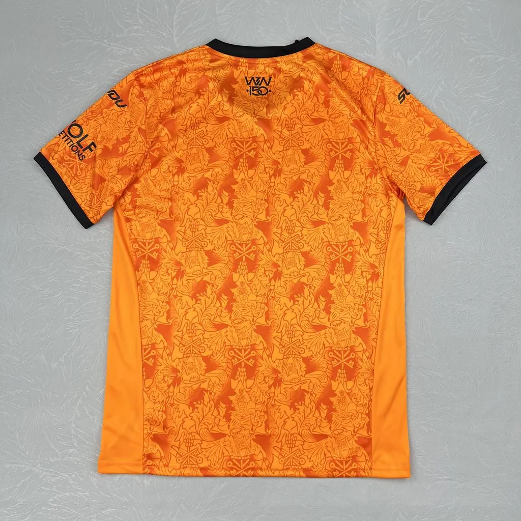 26-27 Wolves Mens Home Kit Football T-Shirt AAAAJersey Supply Yupoo 10 2