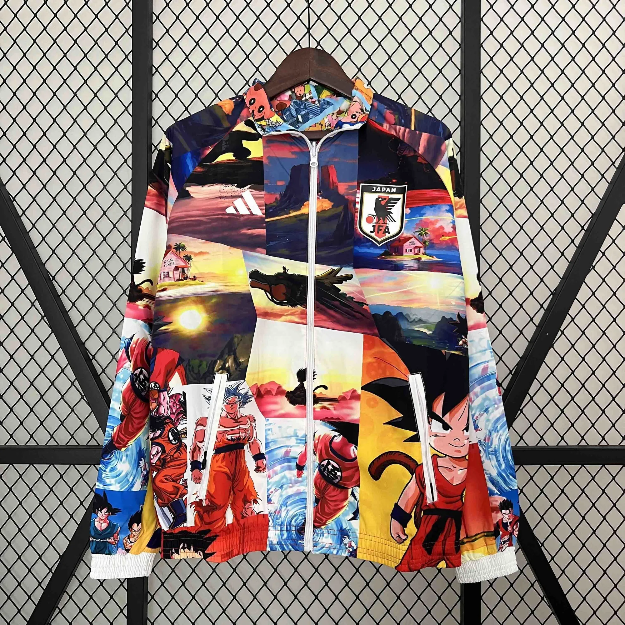 2024 Japan Trench Coat Reversible Windbreaker Double-Sides Jacket Soccer AAAAJersey Yupoo 3