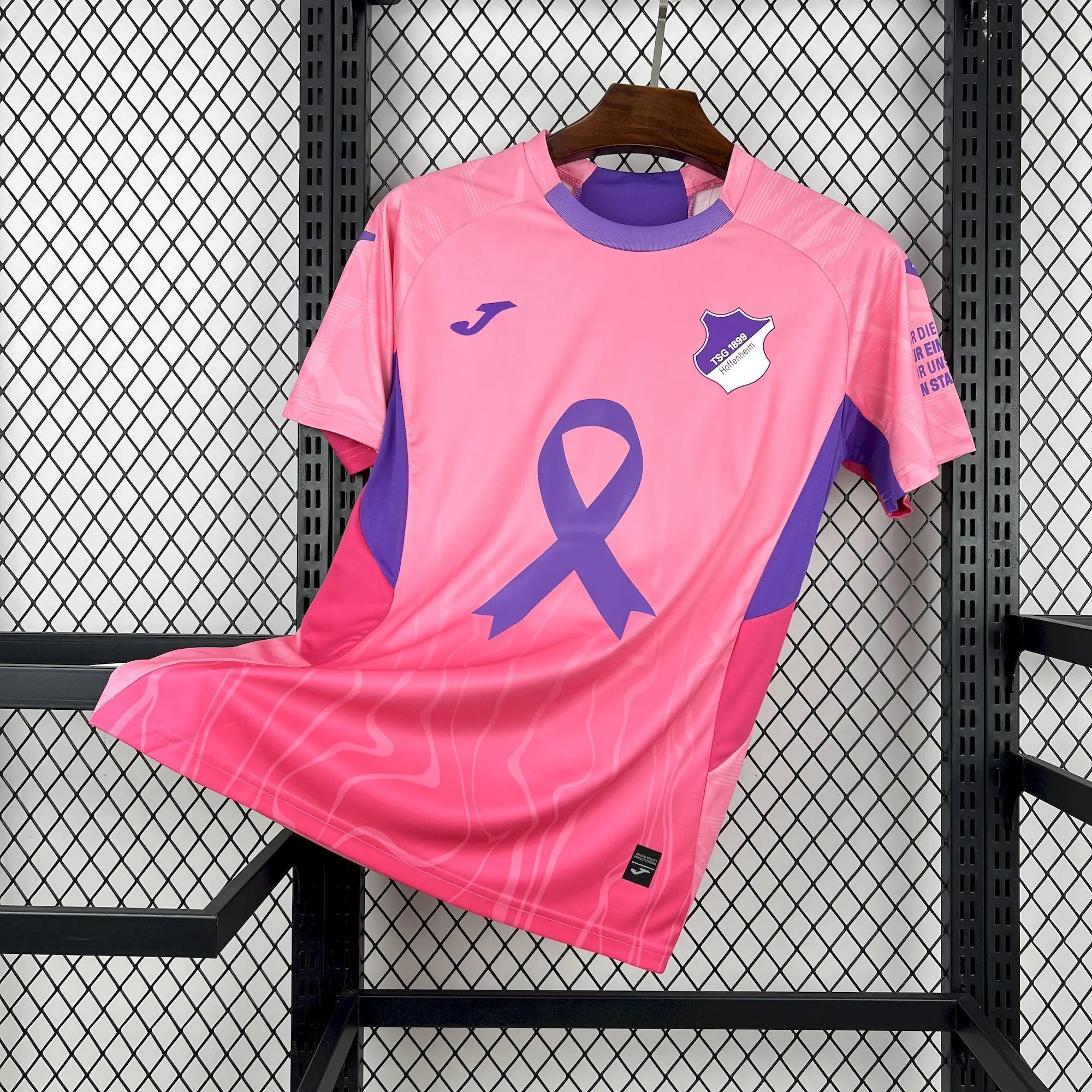 25-26 Hoffenheim Pink October Football T-Shirt AAAAJersey Supply Yupoo 5