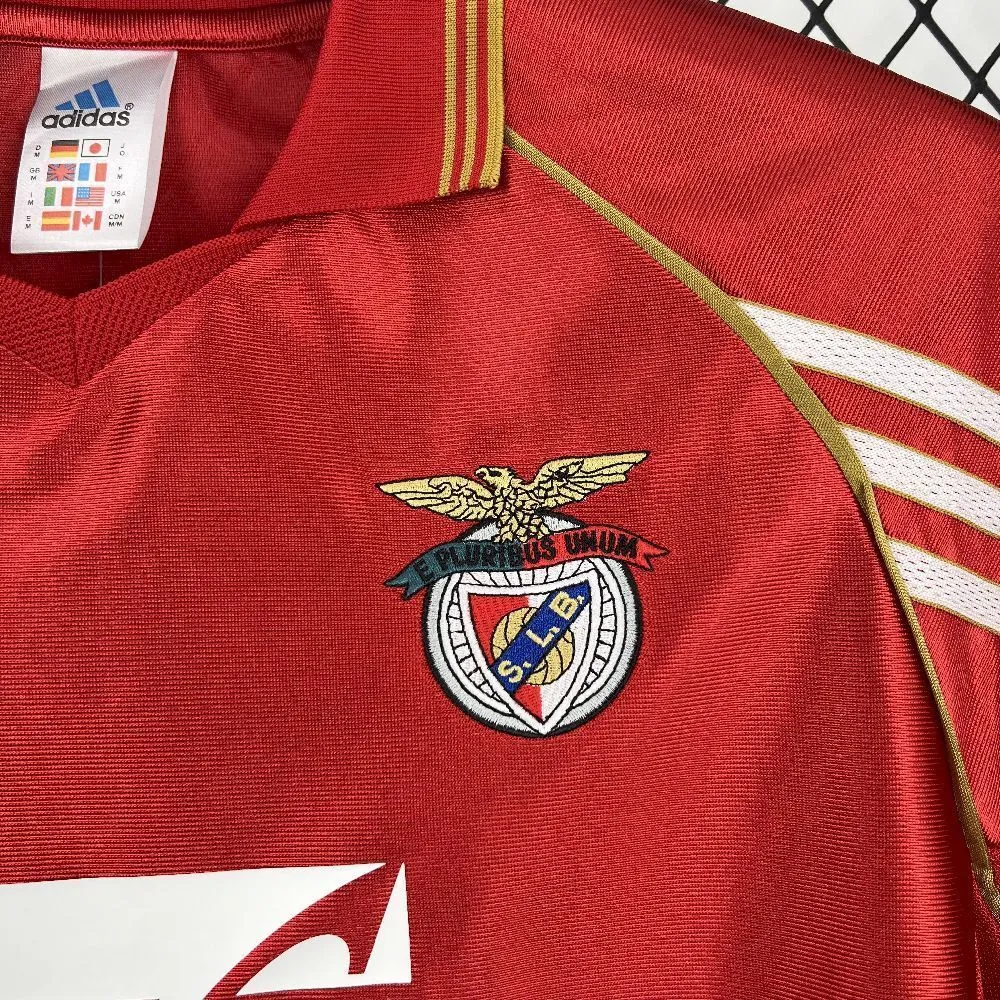 98-99 Benfica Home Retro Kit Vintage Shirt Sino AAAAJersey Supply Yupoo 6