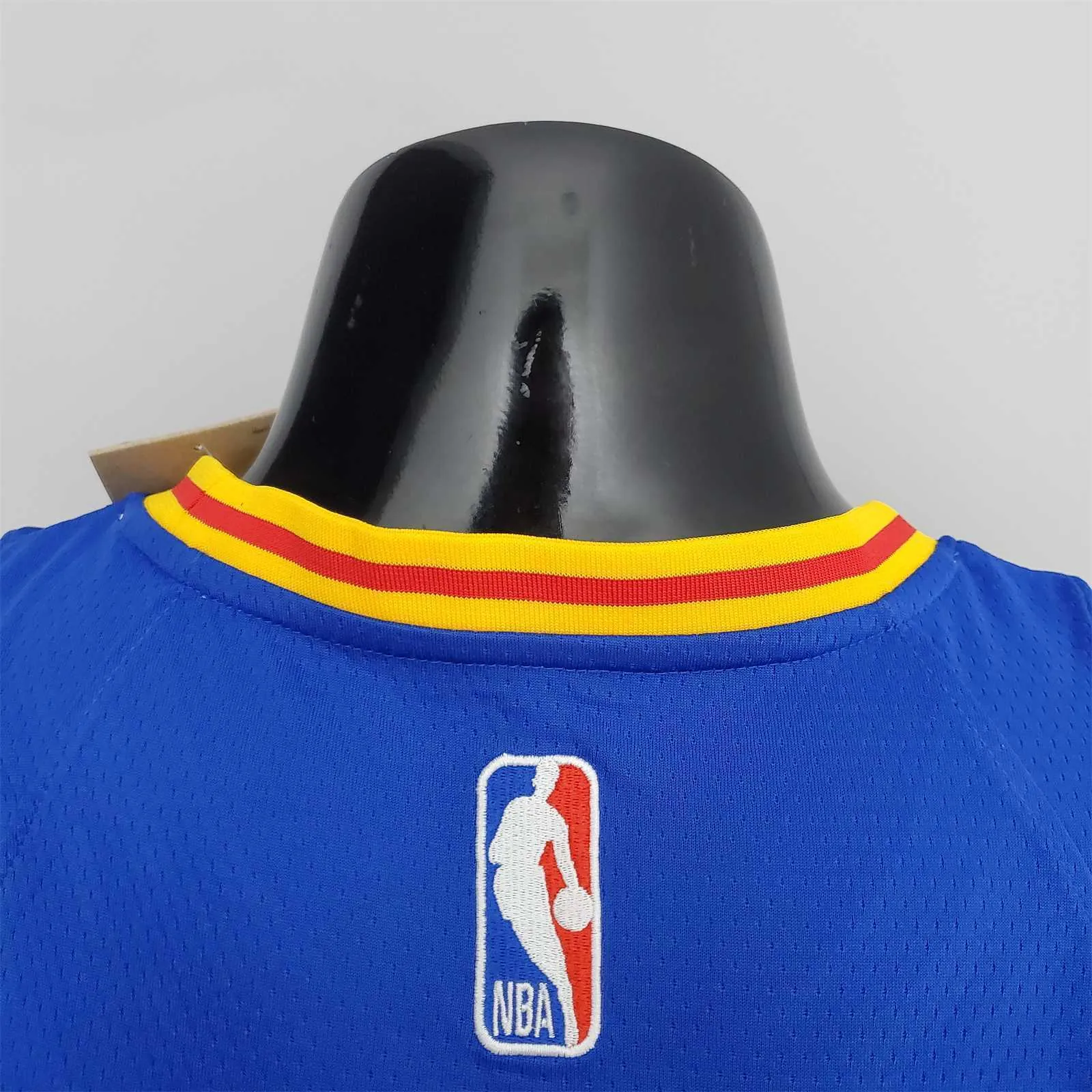 75th Anniversary Cuminga#00 Warriors Vintage Blue NBA Jersey 4