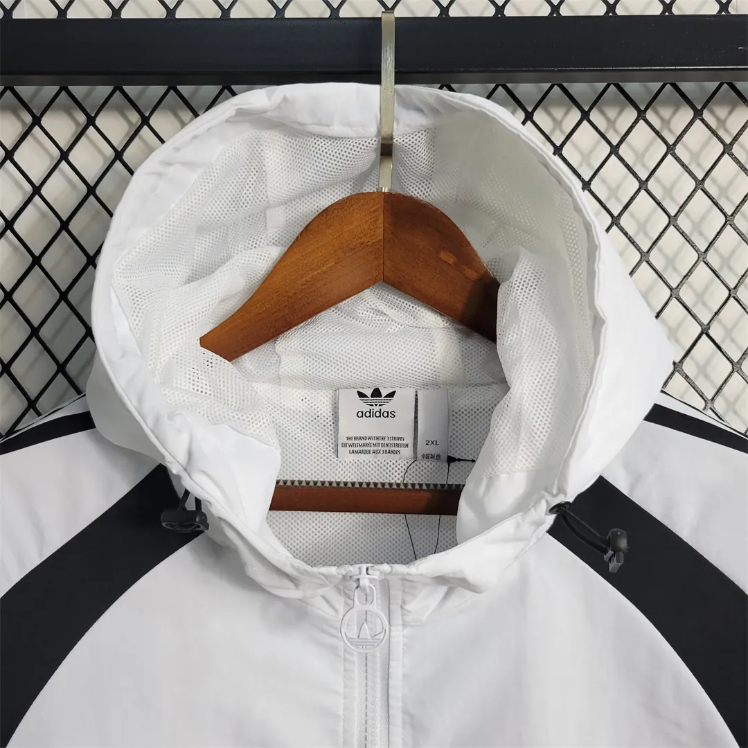 Windbreaker Adidas White 2