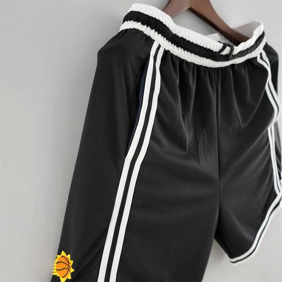 2022 Phoenix Suns NBA US Training Shorts Black 7