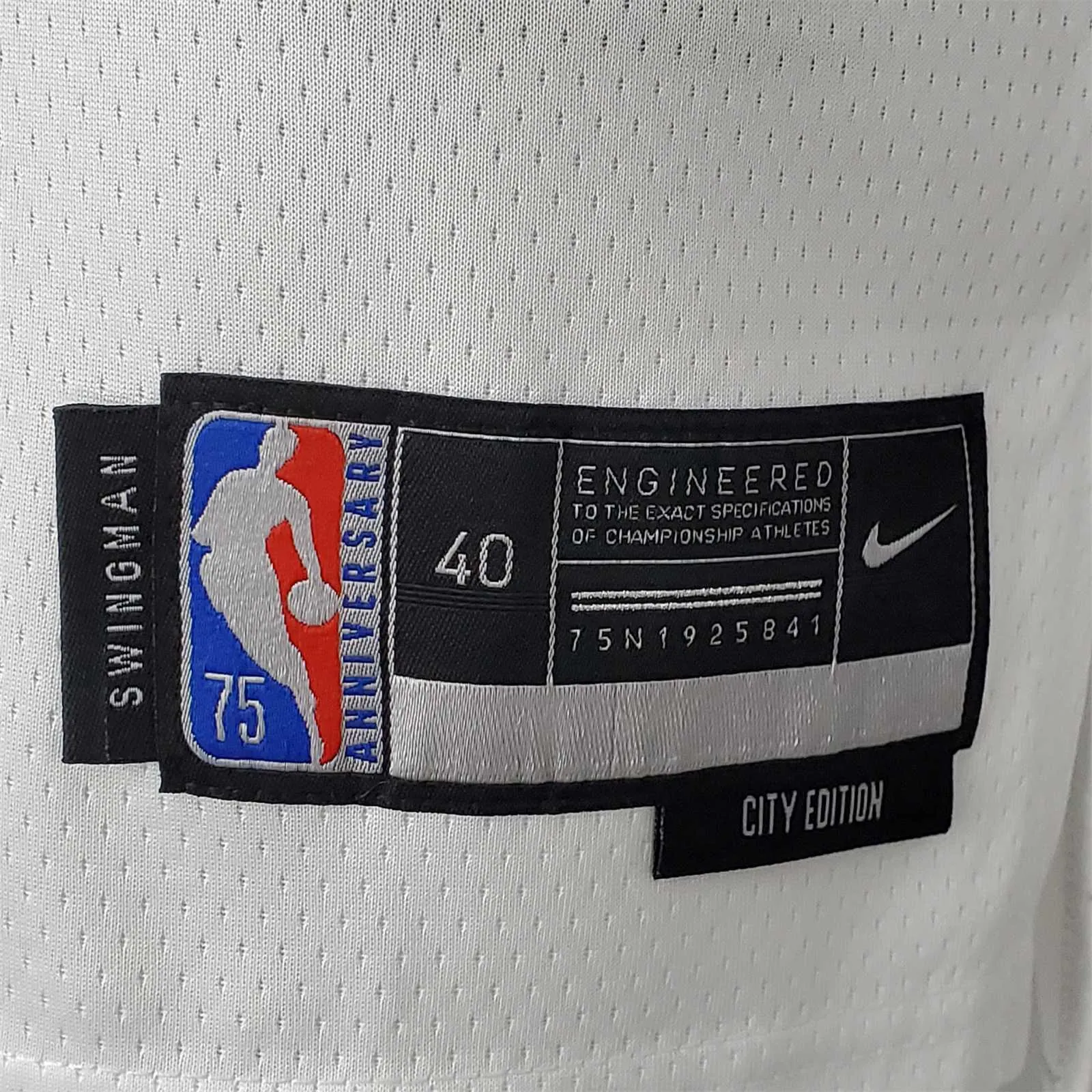 75th Anniversary 2202 Season Oklahoma City Thunder WESTBROOK#0 City Edition White NBA Jersey 4