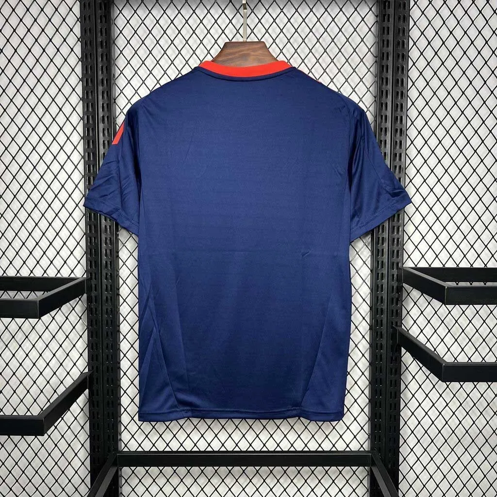24-25 Manchester United Navy Training Kit Sport AAAAJersey Yupoo 1