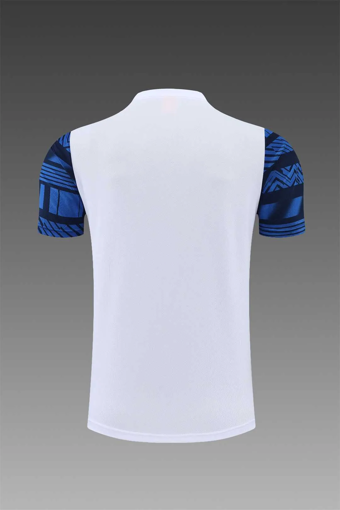 22-23 Marseille training suit short sleeve kit white blue 1