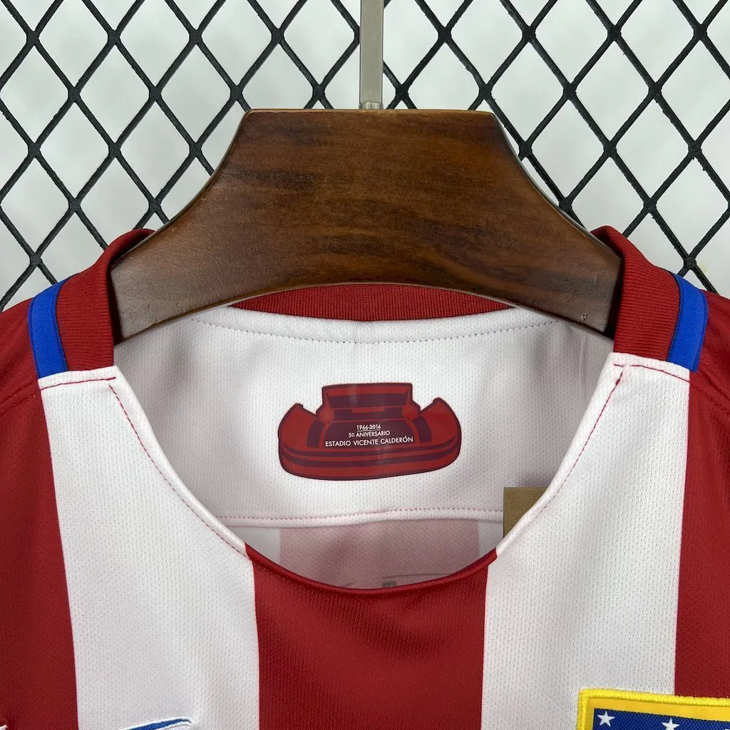 16-17 Atletico Madrid Home Retro Kit Vintage Shirt AAAAJersey Supply Yupoo 5