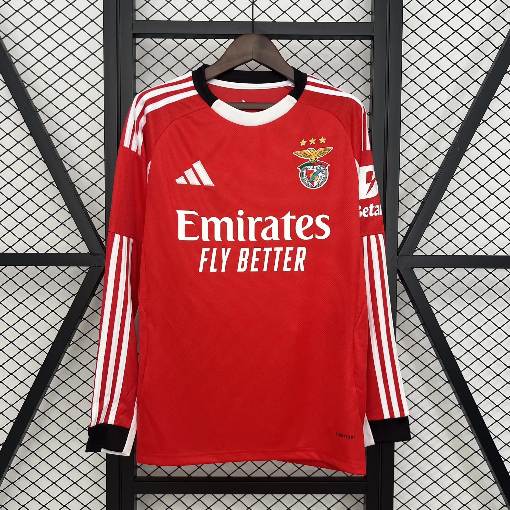 25-26 Benfica Home Kit Football Long Sleeve T-Shirt Soccer Team Uniforms AAAAJersey Yupoo 6