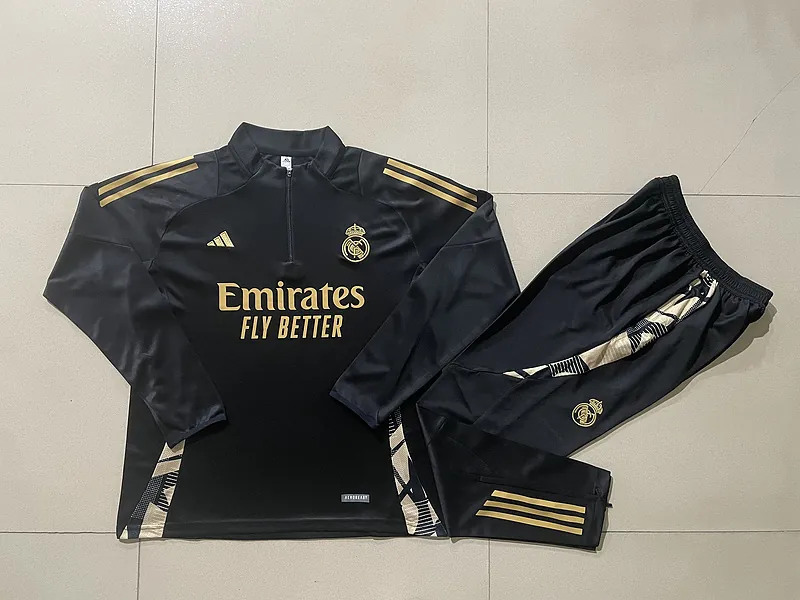 24-25 Real Madrid Long Sleeve Training Suit Football Shirts 2