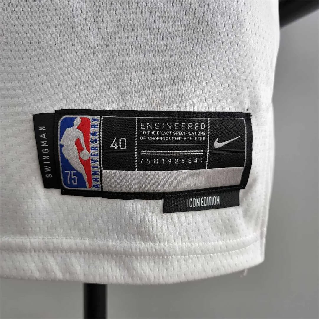 75th Anniversary IRVING #2 Los Angeles Lakers White NBA Jersey 2