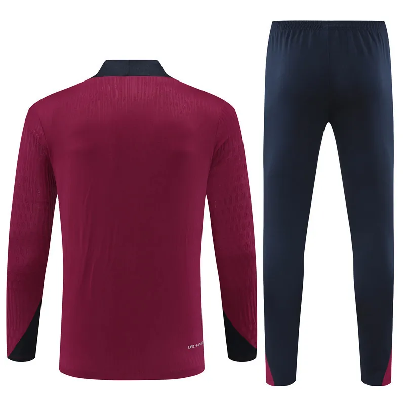 2024 England Player Long Sleeve Training Suit Football Shirts 1