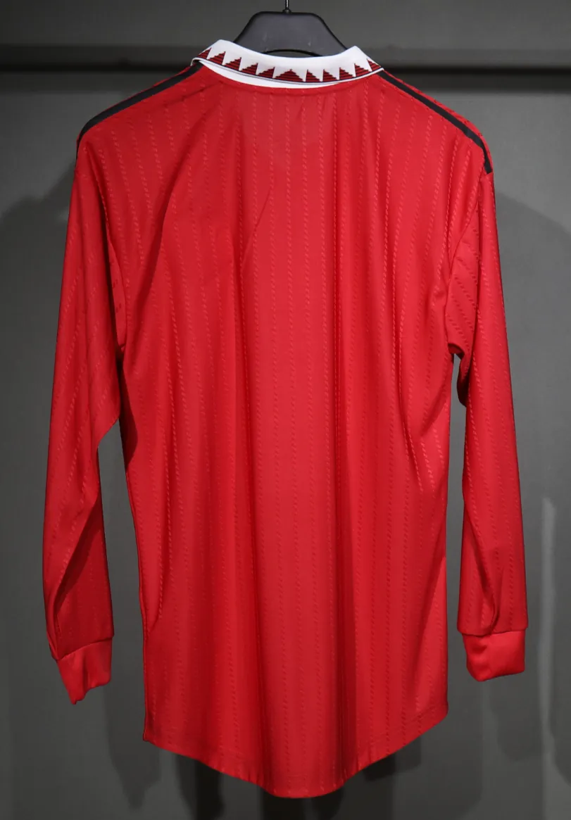 22-23 Manchester United Home Retro Kit Vintage Player Version Long Shirt AAAAJersey Dropship Yu 10
