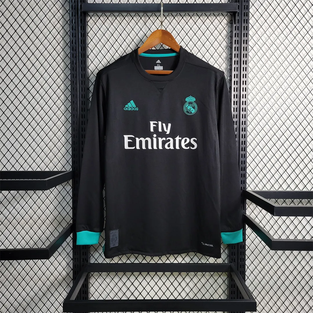 17-18 Real Madrid away long sleeve 11