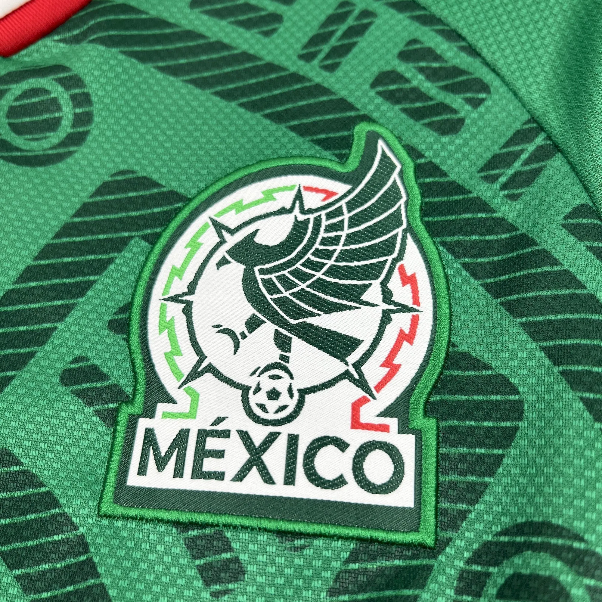 2026 World Cup Mexico Home Kit Football Long Sleeve T-Shirt AAAAJersey Dropship Yupoo 3