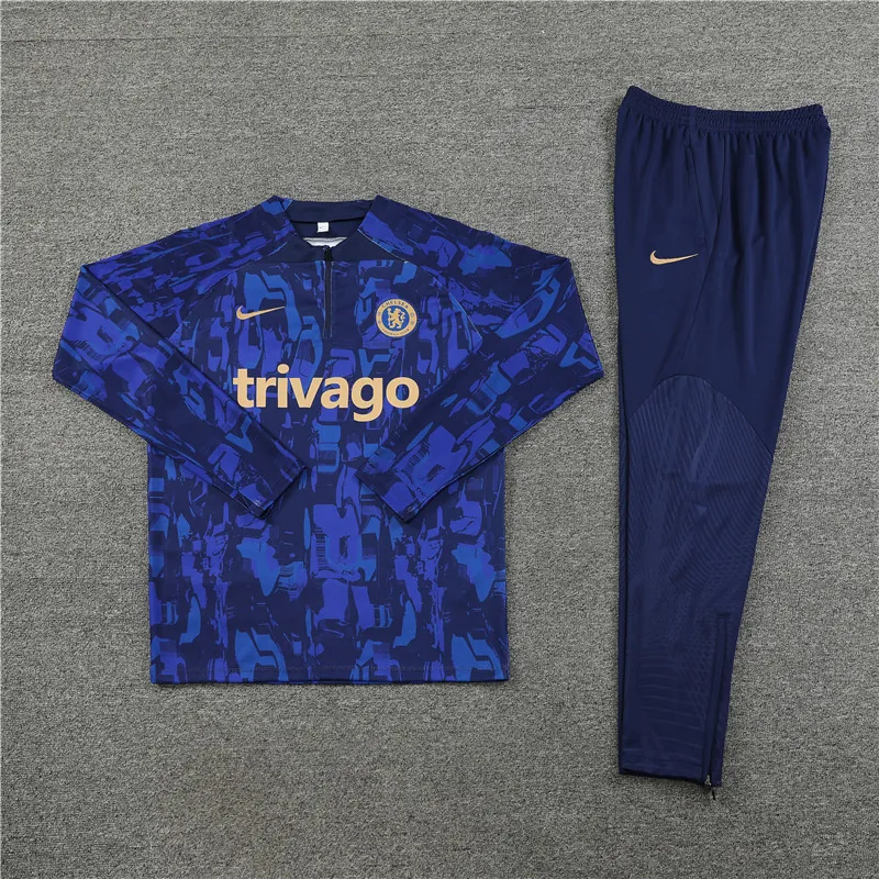 23-24 Chelsea Long Sleeve Training Suit Yupoo 2