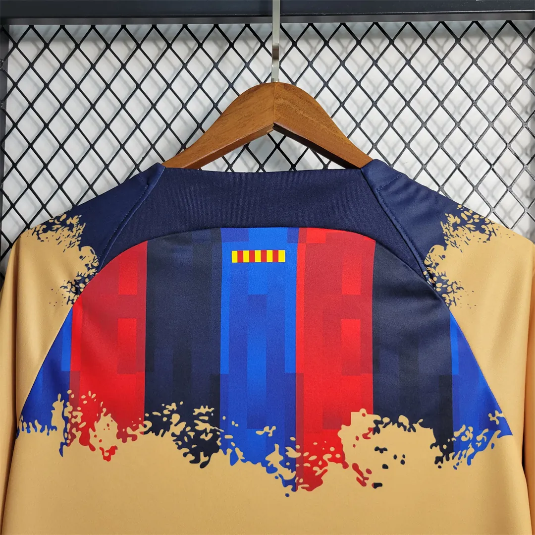 23-24 Barcelona Yellow Training Suit 6