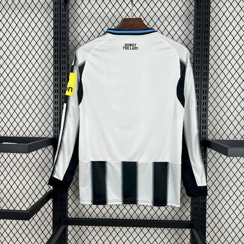 25-26 Newcastle United Home Kit Football Long Sleeve T-Shirt AAAAJersey Supplier Yupoo 4