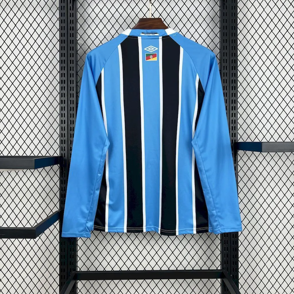 25-26 Gremio Home Long Sleeve Kit Soccer T-Shirt AAAAJersey Wholesale Yupoo 1