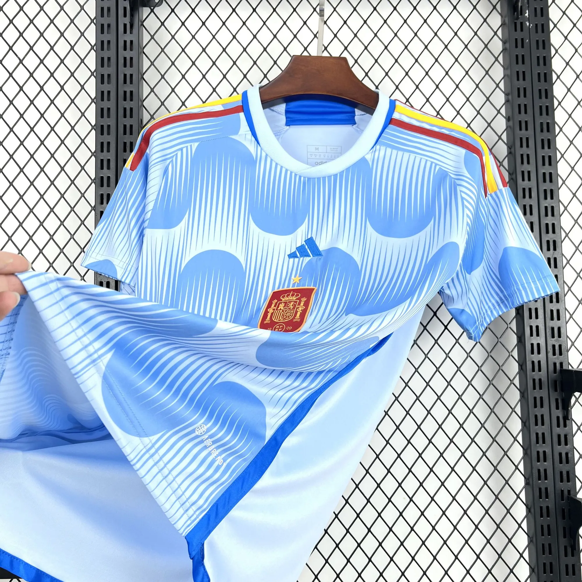 2022 World Cup Spain Mens Away Retro Kit Football T-Shirt AAAAJersey Supply Yupoo 8 8