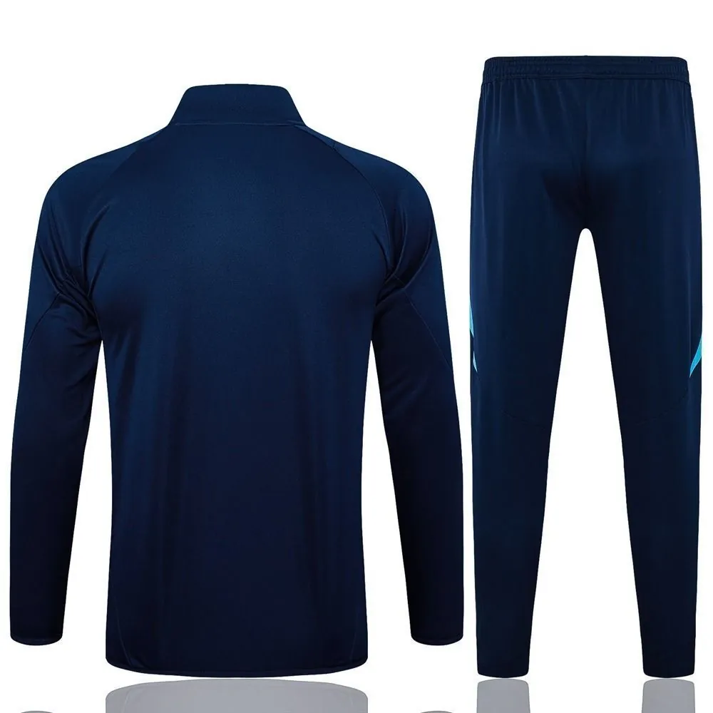 24-25 Flamengo Navy Football Tracksuit Long Jacket Suits 2