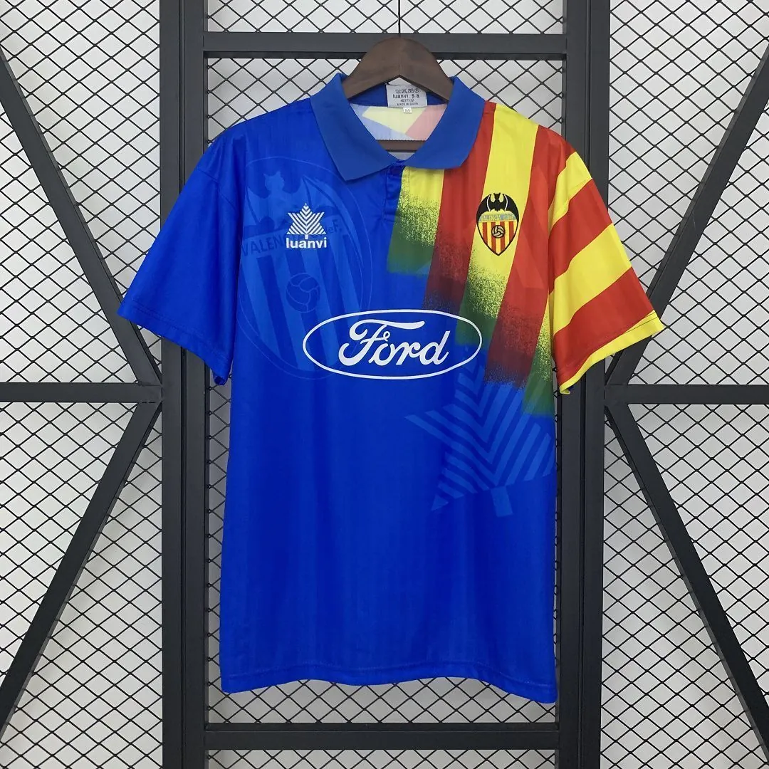 95-96 Valencia Away Retro Kit Vintage Shirt AAAAJersey Supply Yupoo 8