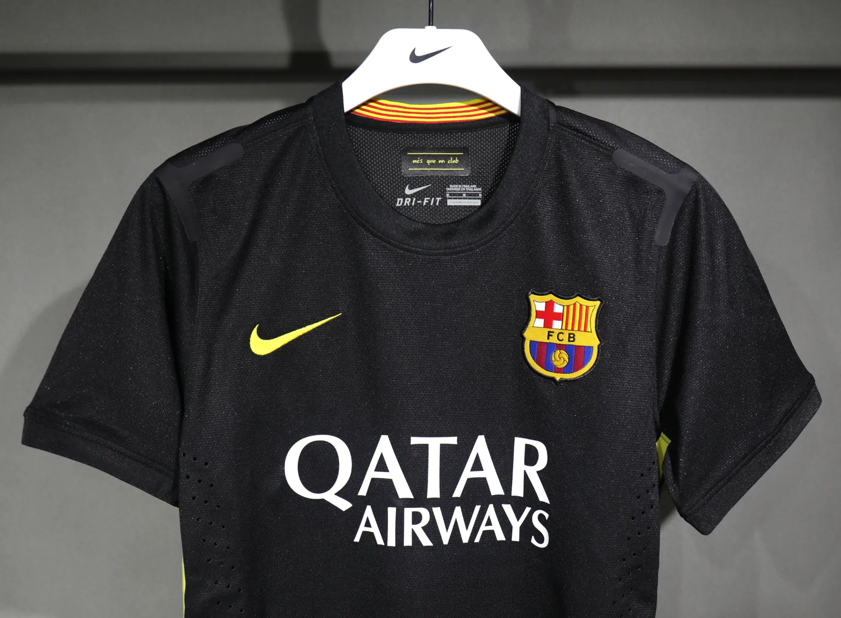 13-14 Barcelona Third Away Retro Kit Vintage Player Version Sino Shirt AAAAJersey Dropship Yupo 5