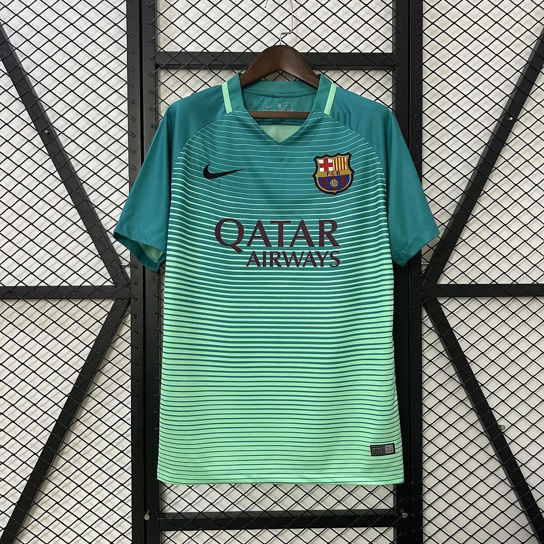 16-17 Barcelona Third Retro Kit Vintage Shirt AAAAJersey Dropship Yupoo 8