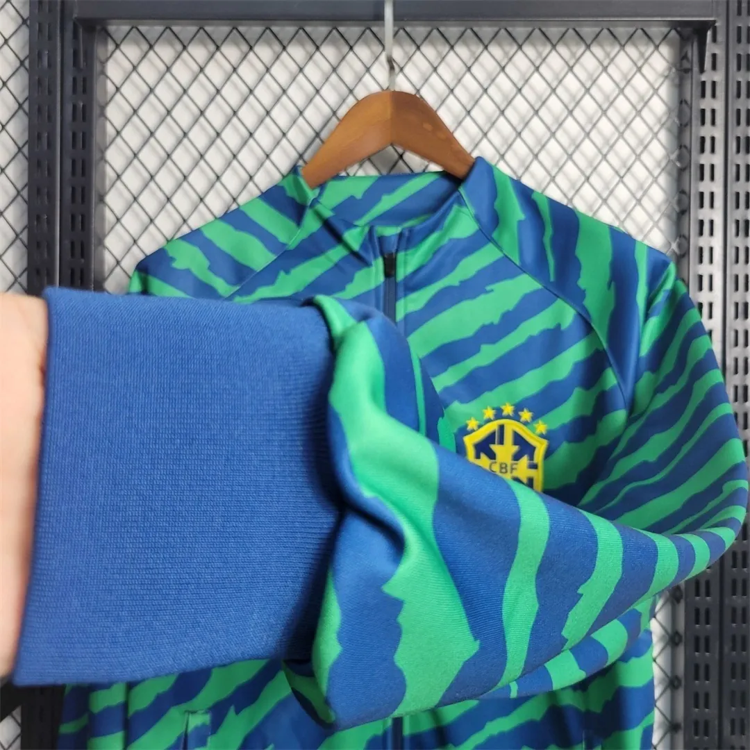2023 Brazilian grass green training jacket 1