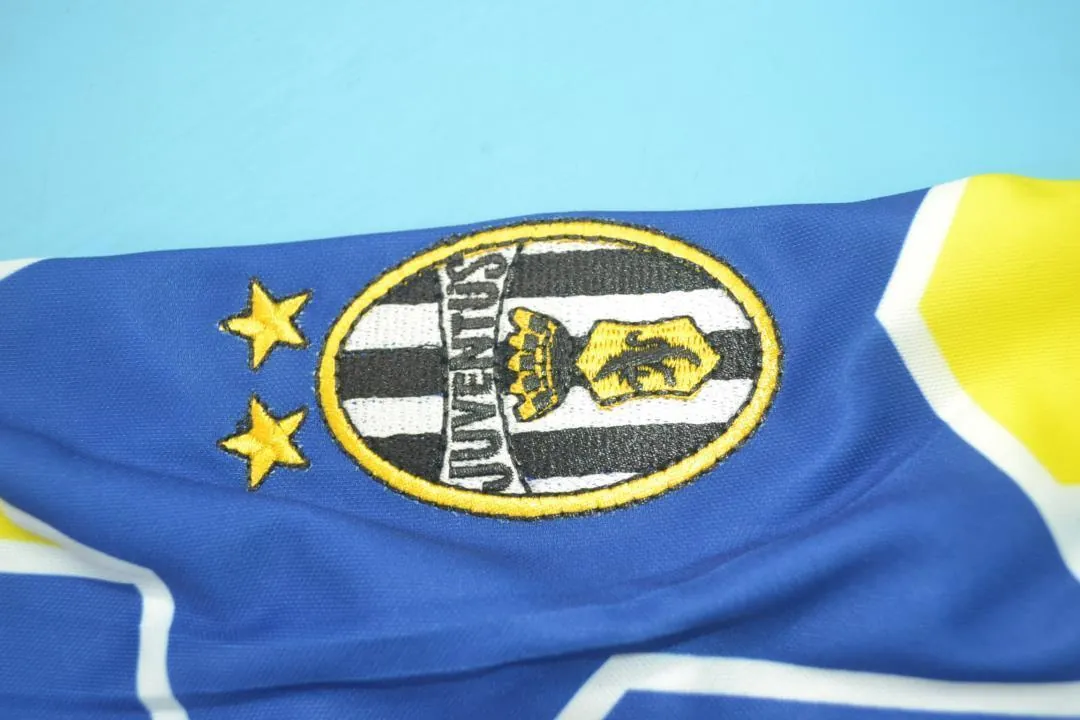 98-99 Juventus away blue retro football jersey S-2XL 6
