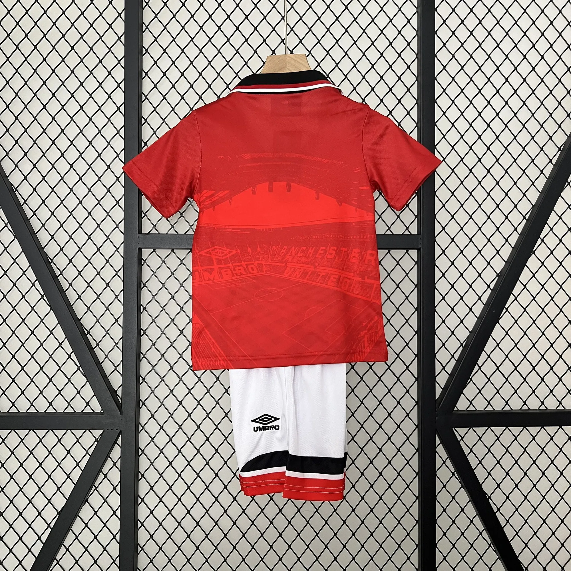 94-96 Manchester United Home Retro Kid Kits Youth Apparels AAAAJersey Wholesale Yupoo 4