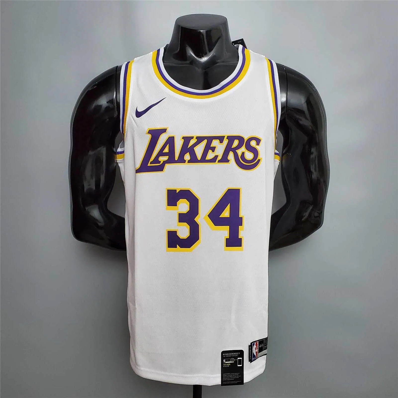 O'Neal #34 Lakers Round neck white 7