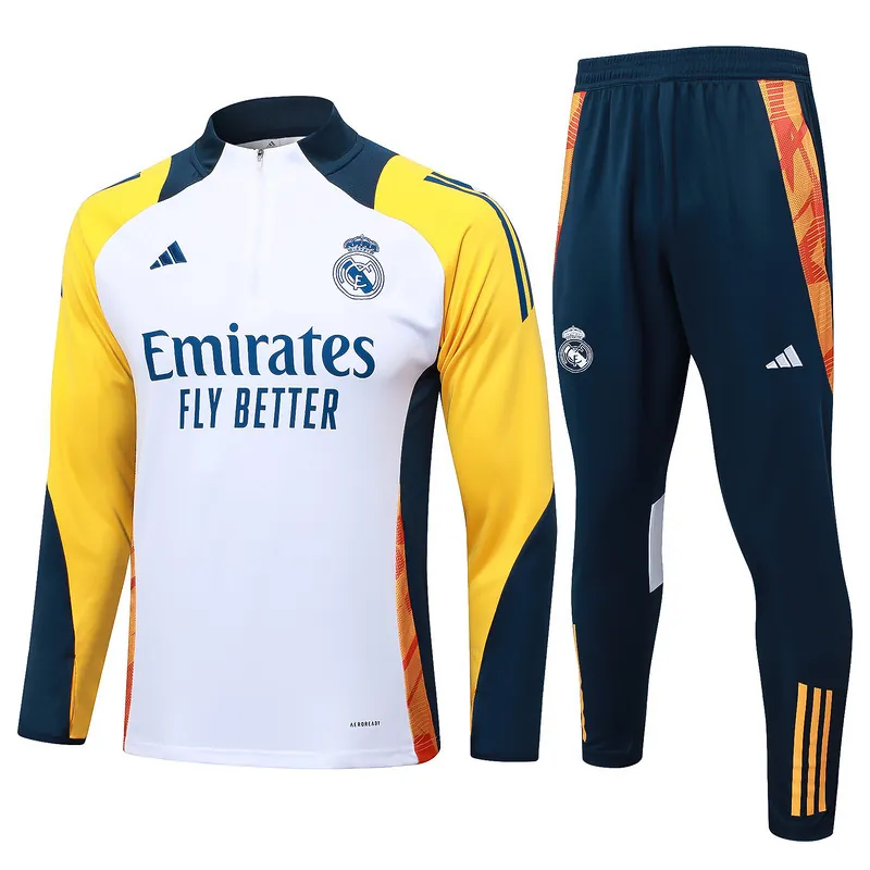 24-25 Real Madrid Long Sleeve Training Suit Football Shirts 4