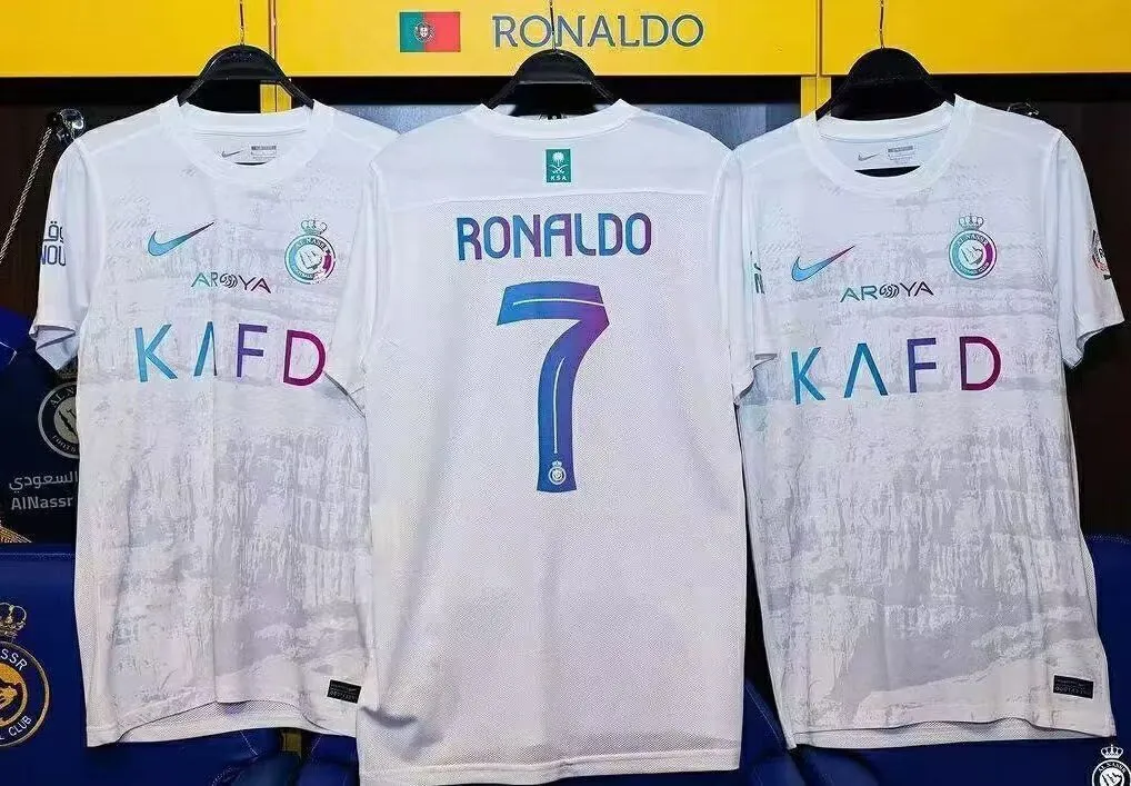 23-24 Al-Nassr third away white jersey Best Soccer Jersey 10