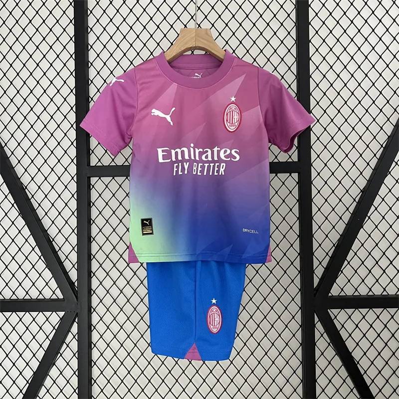 23-24 AC Milan third away kid kit Best Soccer Jersey 11