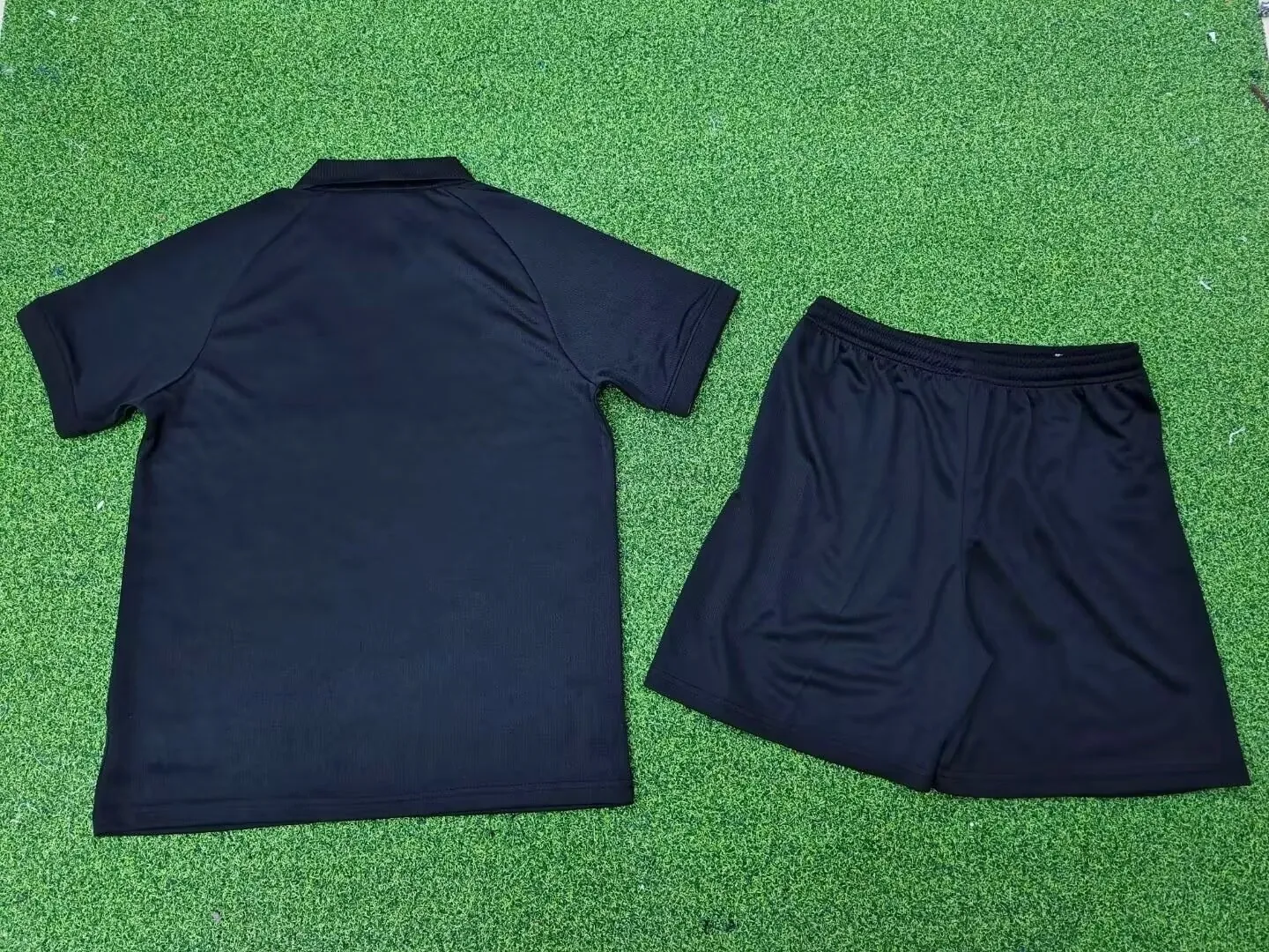 24-25 Marseille 125-Year Anniversary Black Kids Kits Youth Apparels AAAAJersey Supplier Yupoo 1
