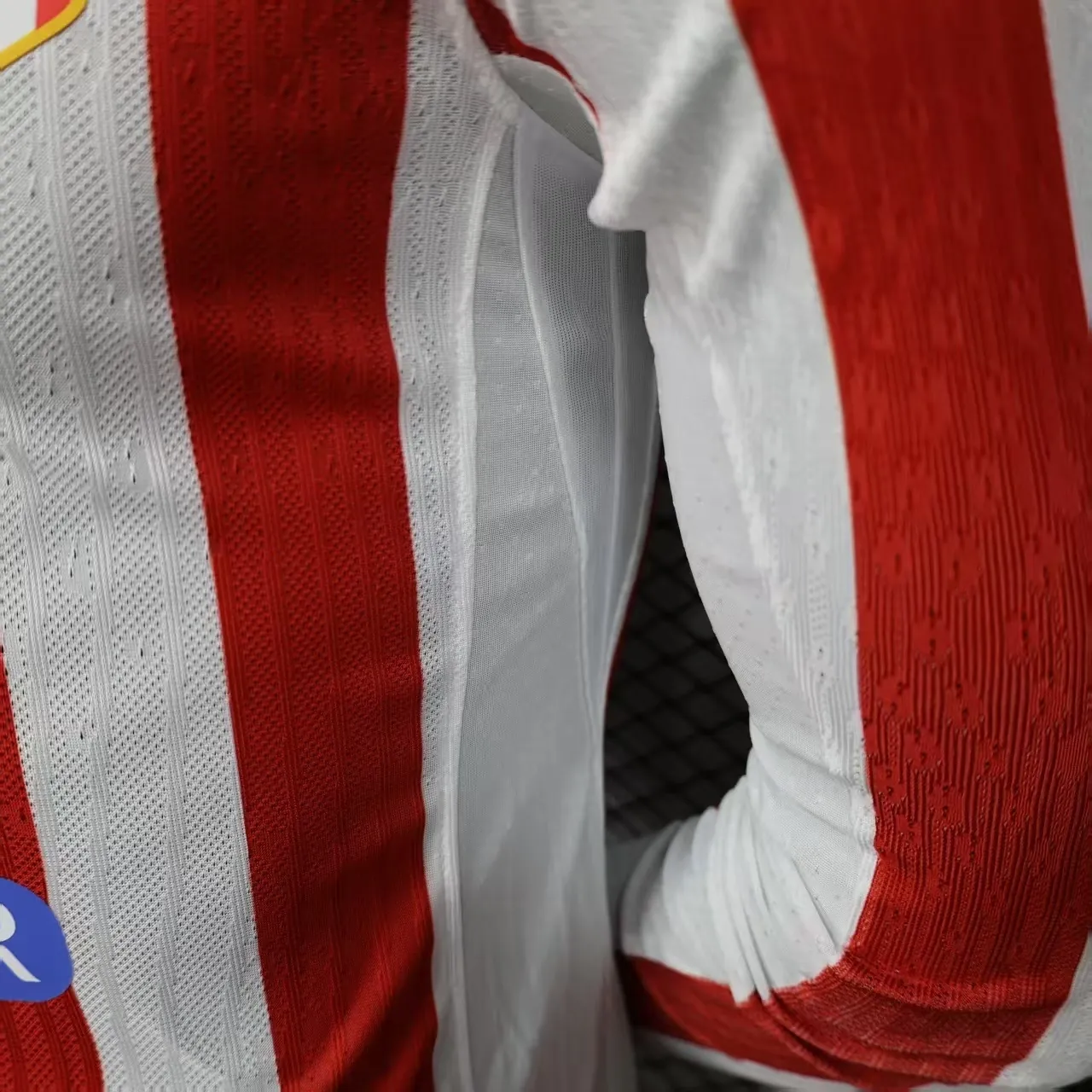 25-26 Atletico Madrid Home Kit Long Sleeve Player Version Shirt AAAAJersey Dropship Yupoo 1